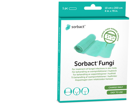 Sorbact Fungi packaging.