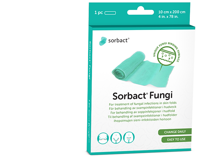 Sorbact Fungi packaging.